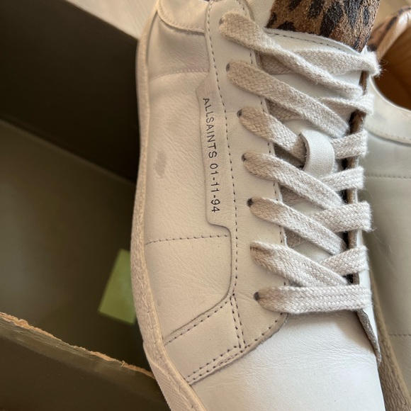 All saints sheer leopard sneaker, distressed - Picture 8 of 14